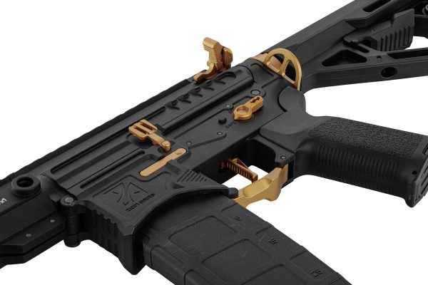 Réplique R15 mod 1 Zion Arms noire et or garde main long – Image 4
