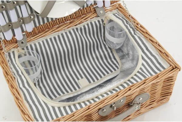 Valise pique-nique isotherme 2 personnes (plastique) – Image 2