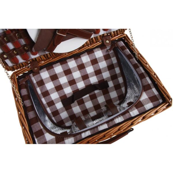 Valise pique-nique isotherme 2 personnes (porcelaine) – Image 3