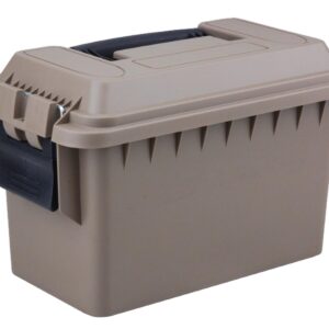 Caisse munition polymère cal.50 TAN 30X16X17.5 cm