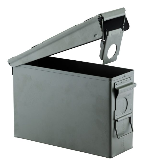 Caisse munition Métal cal.30 OLIVE 26,5X09X17 cm – Image 2