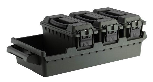 Set 4 caisses à munitions avec bac de transport – Image 3