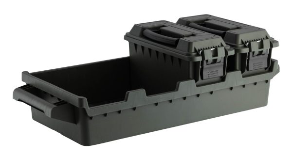 Set 4 caisses à munitions avec bac de transport – Image 4