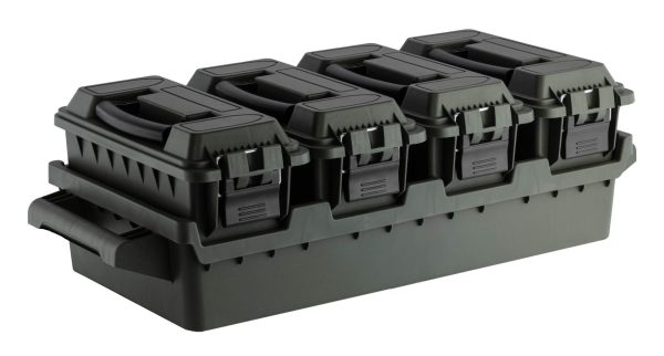Set 4 caisses à munitions avec bac de transport – Image 2