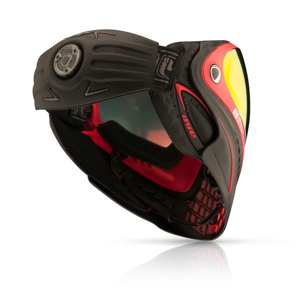 Masque Dye I4 PRO Meltdown rouge et noir – Image 3