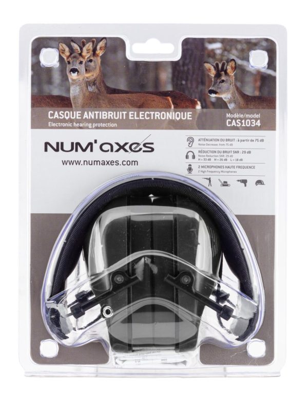 Casque antibruit électronique NUM'AXES CAS1034 Noir – Image 10