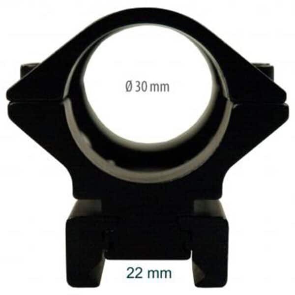 Montage monobloc Lensolux convertible pour raill 11 et 22 Ø25.4 et 30mm – Image 2