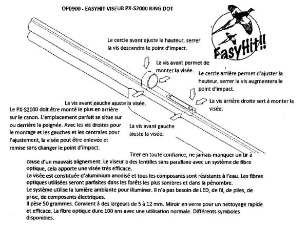 Viseur point rouge PX-S2000 - Easy Hit – Image 4
