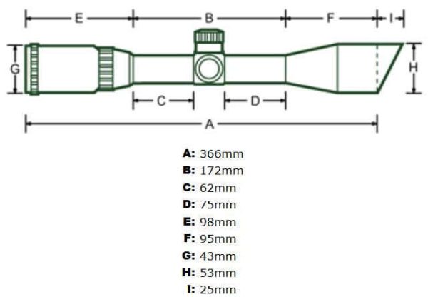 Lunette de tir UTG Mildot illuminée 4-16 x 44 mm – Image 6