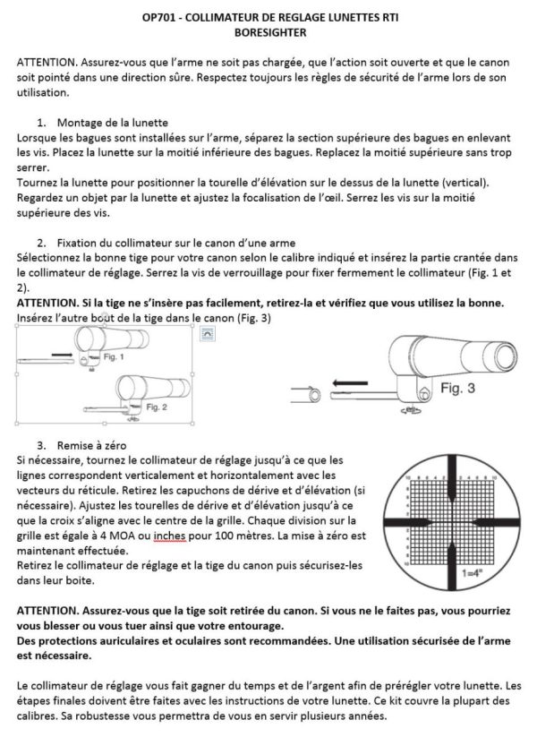 Collimateur de réglage tous calibres – Image 7