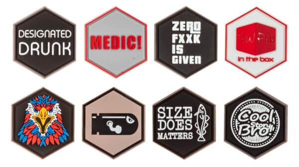 Présentoir à patch Tan  avec 20 patchs aléatoires sentinelle gear – Image 2