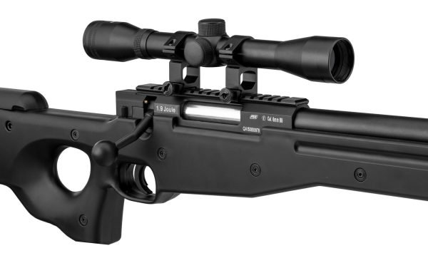 Pack airsoft sniper type AW308 + lunette 4 x 32 + bipied + silencieux – Image 2