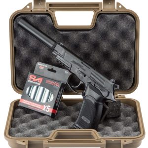 Pack airsoft Bersa Thunder 9 CO2 + mallette + 5 cartouches de CO2 + silencieux