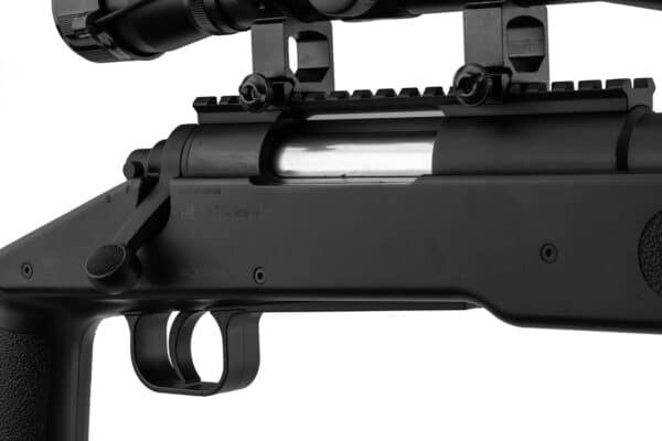 Pack airsoft sniper type M40 ressort 1. 9j + bi-pied + lunette 4x32 – Image 2