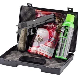 Pack GNB Gaz 1911 Eagle noir 0,5J + mallette + billes + gaz