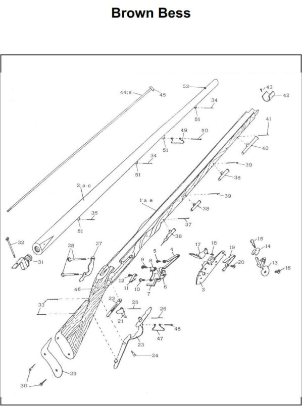 Fusil brown Bess à silex cal. .75 – Image 6