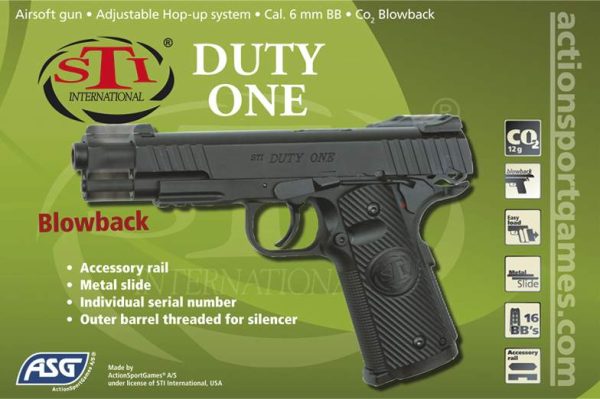 Réplique airsoft pistolet STI DUTY ONE CO2 GBB – Image 2