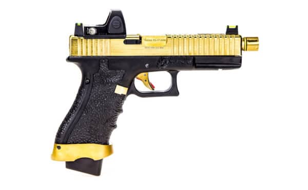 Pistolet Airsoft GBB Vorsk EU7-T Noir & Or – Image 2