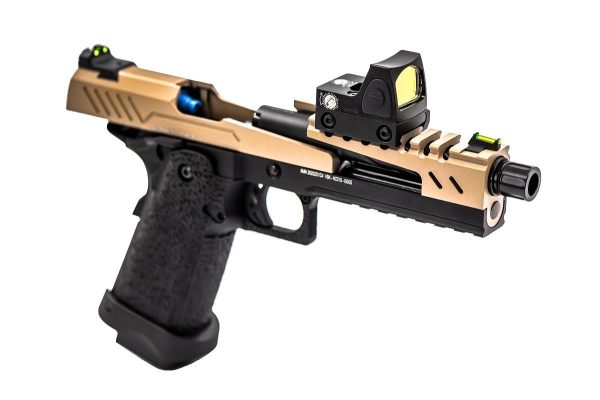 Réplique GBB gaz Hi-Capa 5.1 SPLIT Noir / Tan 1,0J + point rouge BDS – Image 2