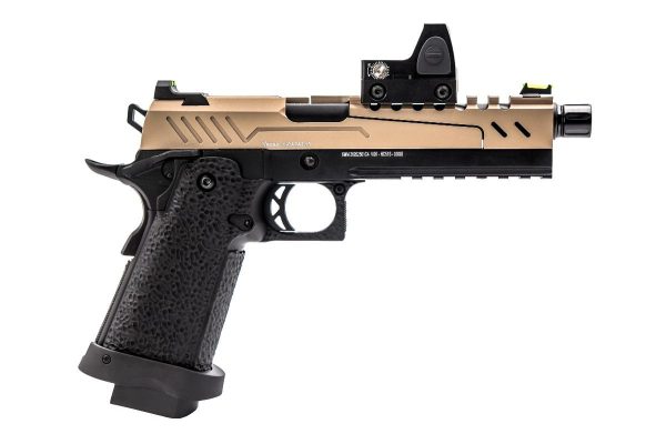 Réplique GBB gaz Hi-Capa 5.1 SPLIT Noir / Tan 1,0J + point rouge BDS – Image 4