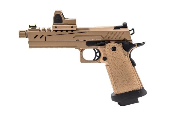 Réplique GBB gaz Hi-Capa 5.1 SPLIT All Tan 1,0J + point rouge BDS – Image 3