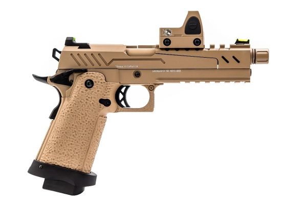 Réplique GBB gaz Hi-Capa 5.1 SPLIT All Tan 1,0J + point rouge BDS – Image 4