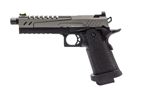 Réplique GBB gaz Hi-Capa 5.1 SPLIT Gris / Noir 1,0J – Image 4