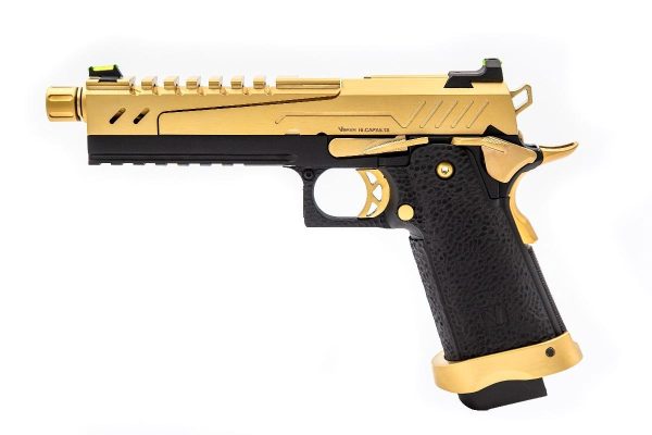 Réplique GBB gaz Hi-Capa 5.1 SPLIT Gold / Noir 1,0J – Image 4