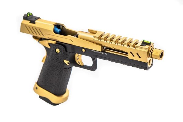 Réplique GBB gaz Hi-Capa 5.1 SPLIT Gold / Noir 1,0J – Image 2