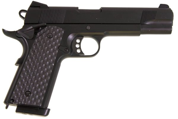 Réplique airsoft GBB 1911 MEU Raven full metal gaz noir 1,0J – Image 2