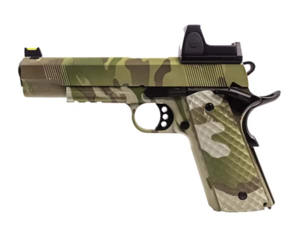 Réplique airsoft GBB 1911 MEU Rail Raven full metal gaz Camo 1,0J – Image 2