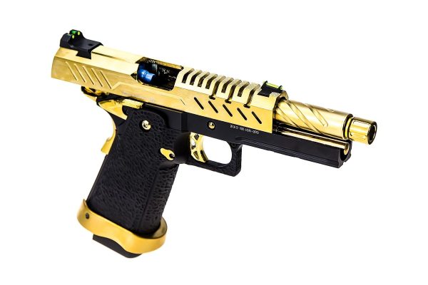 Réplique GBB gaz Hi-Capa 4.3 Noir / Or 0,9J – Image 3