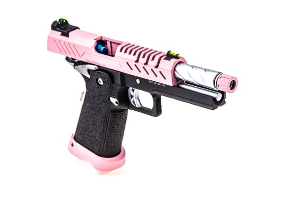 Réplique GBB gaz Hi-Capa 4.3 Noir / Rose 0,9J – Image 3