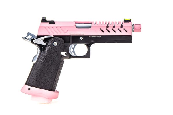 Réplique GBB gaz Hi-Capa 4.3 Noir / Rose 0,9J – Image 4