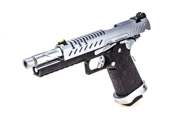 Réplique GBB gaz Hi-Capa 5.1 Noir / Chrome 1,0J – Image 2