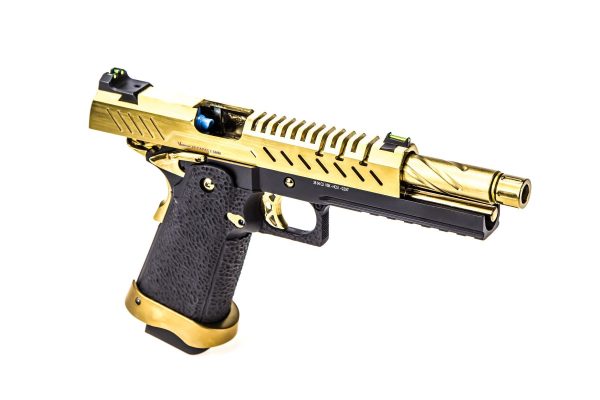 Réplique GBB gaz Hi-Capa 5.1 Noir / Or 1,0J – Image 3