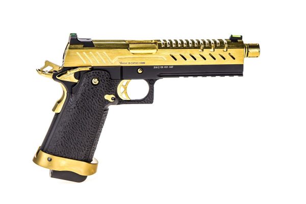 Réplique GBB gaz Hi-Capa 5.1 Noir / Or 1,0J – Image 4