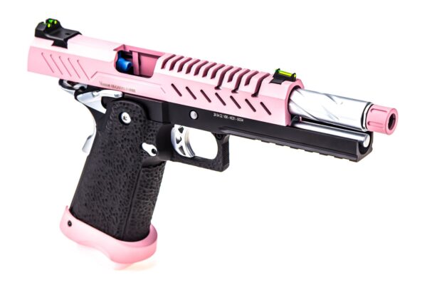 Réplique GBB gaz Hi-Capa 5.1 Noir / Rose 1,0J – Image 3