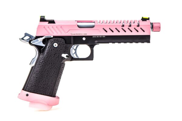Réplique GBB gaz Hi-Capa 5.1 Noir / Rose 1,0J – Image 4