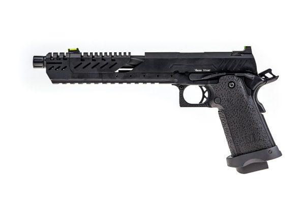 Réplique GBB gaz Hi-Capa TITAN 7 Noir 1,0J – Image 3