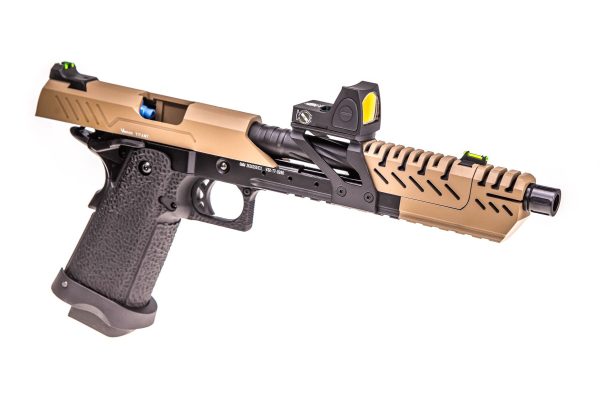 Réplique GBB gaz Hi-Capa TITAN 7 Noir / Tan 1,0J + point rouge BDS – Image 2