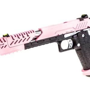 Réplique GBB gaz Hi-Capa TITAN 7 Noir / Rose 1,0J