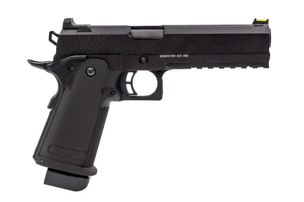 Réplique GBB Raven gaz Hi-Capa 5.1 Noir 0,9J – Image 4