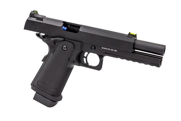 Réplique GBB Raven gaz Hi-Capa 5.1 Noir 0,9J – Image 2