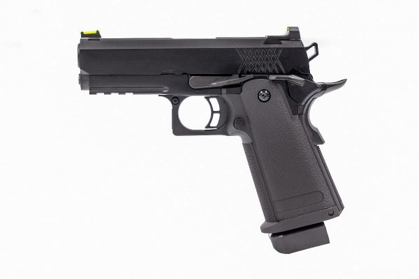 Réplique GBB Raven gaz Hi-Capa 3.8 Pro Noir 0,9J – Image 3