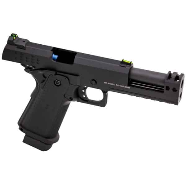 Réplique airsoft pistolet GBB  Raven Hi-Capa Hex-Comp Noir – Image 4