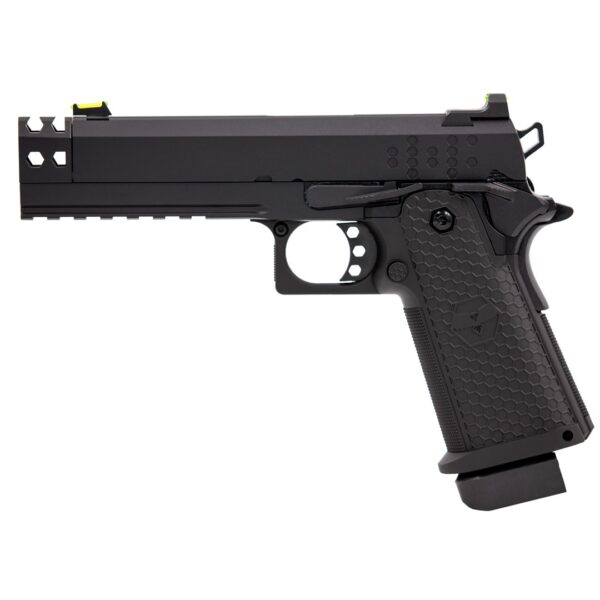 Réplique airsoft pistolet GBB  Raven Hi-Capa Hex-Comp Noir – Image 3