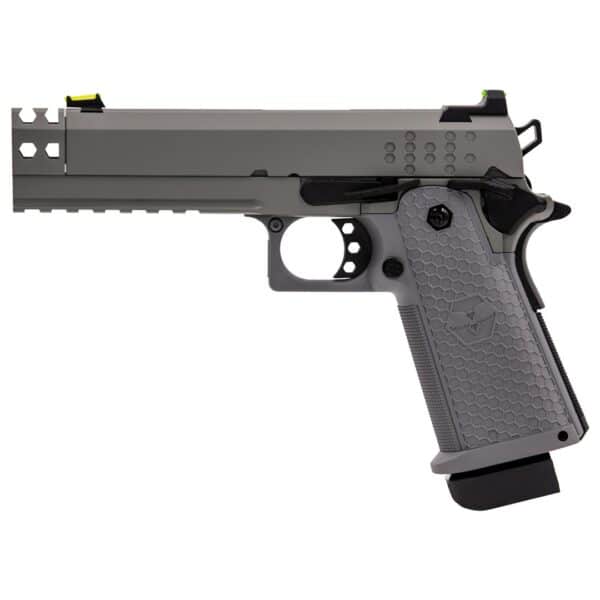 Réplique airsoft pistolet GBB Raven Hi-Capa Hex-Comp Gris – Image 3