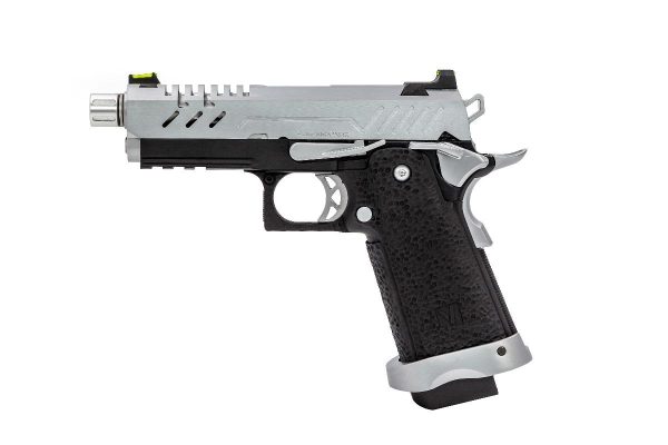 Réplique GBB gaz Vorsk Hi-Capa 3.8 PRO Noir / Silver 1,0J – Image 3