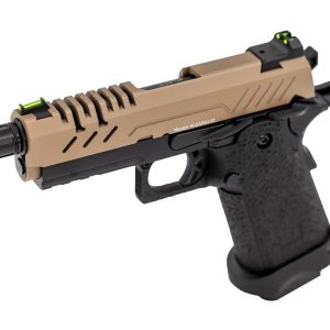 Réplique GBB gaz Vorsk Hi-Capa 3.8 PRO Noir / Tan 1,0J